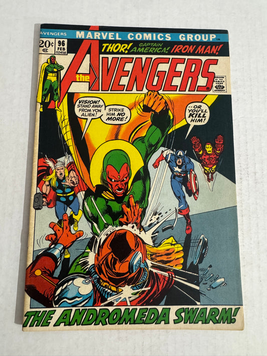 AVENGERS #96 FN/VF Neal Adams Cover