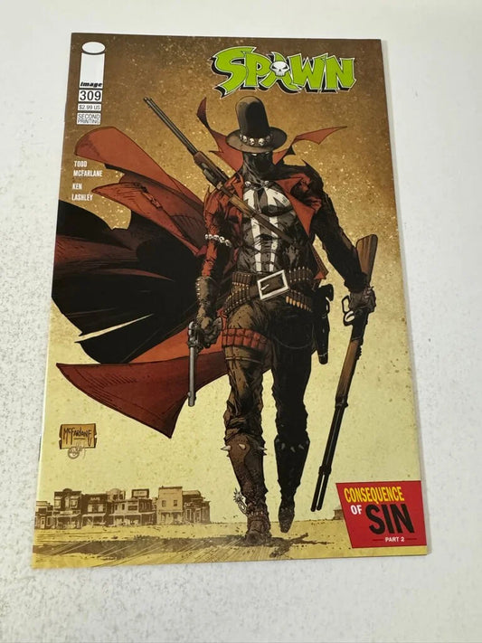 SPAWN #309 NM 2nd Print Todd McFarlane Variant 1ST APPEARANCE
