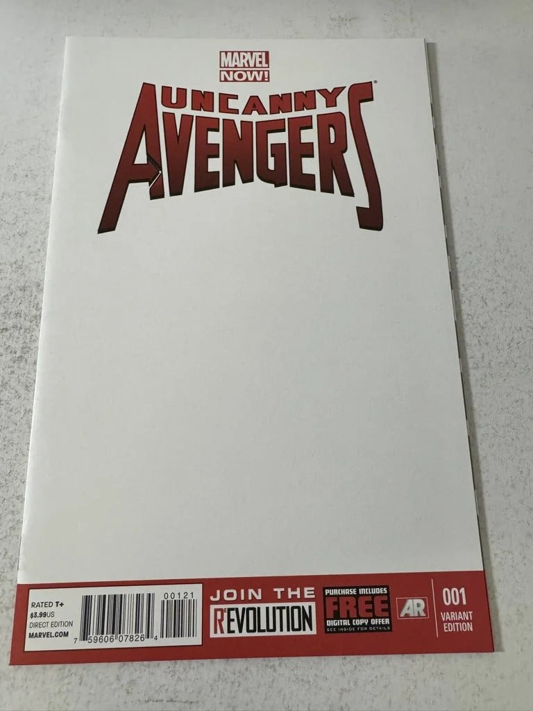 UNCANNY AVENGERS #1 NM Blank Variant