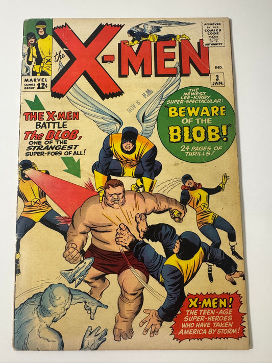X-MEN #3 VG 1ST APPEARANCE