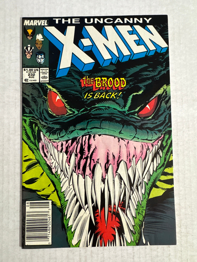 UNCANNY X-MEN #232 VF Marc Silvestri Cover NEWSSTAND
