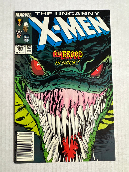 UNCANNY X-MEN #232 VF Marc Silvestri Cover NEWSSTAND