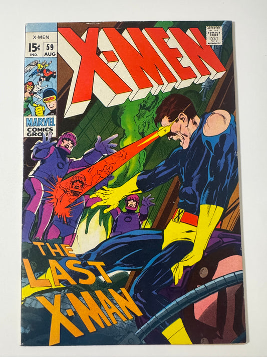 X-MEN #59 FN/VF 1ST APPEARANCE Neal Adams Cover
