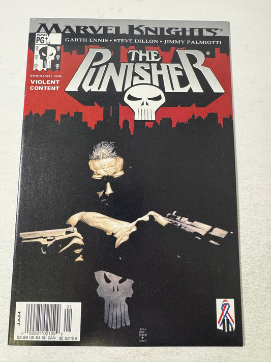 PUNISHER #6 Vol 6 VF Tim Bradstreet Cover NEWSSTAND