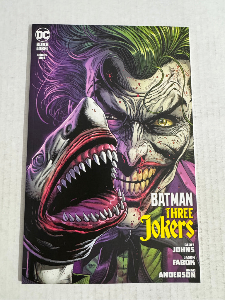 BATMAN THREE JOERS #1 NM 2nd Print Jason Fabok Variant
