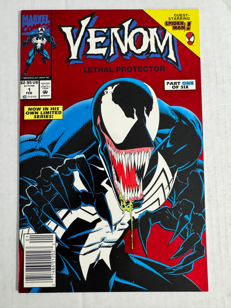 VENOM LETHAL PROTECTOR #1 VF/NM NEWSSTAND