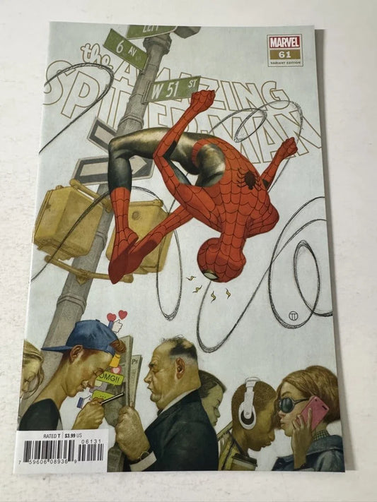 AMAZING SPIDER-MAN #61 Vol 5 NM 1:25 Tedesco Variant
