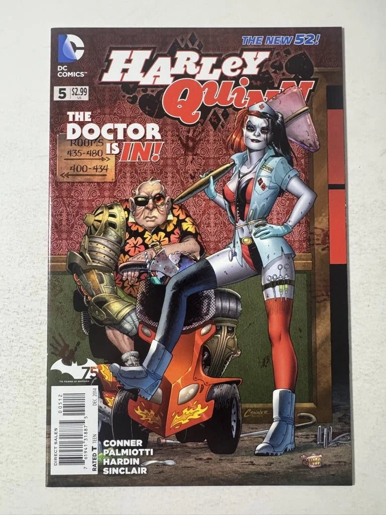 HARLEY QUINN #5 Vol 2 NM 2nd Print Amanda Conner Variant