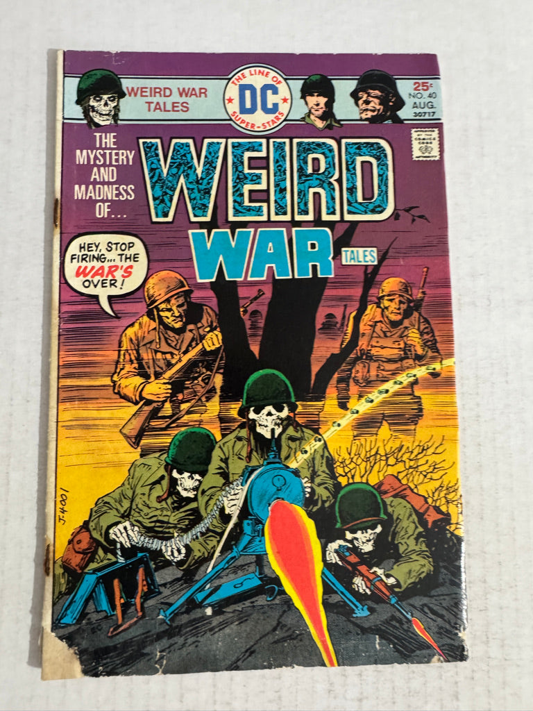 WEIRD WAR TALES #40 GD+