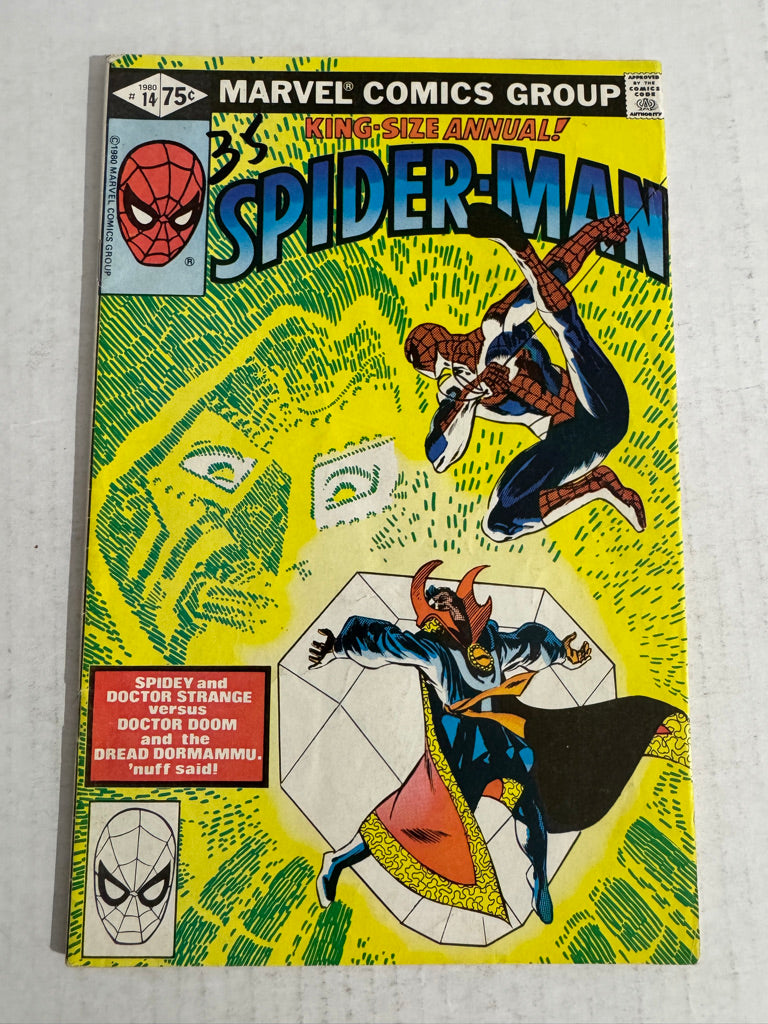 AMAZING SPIDER-MAN ANNUAL #14 VG- Frank Miller Cover