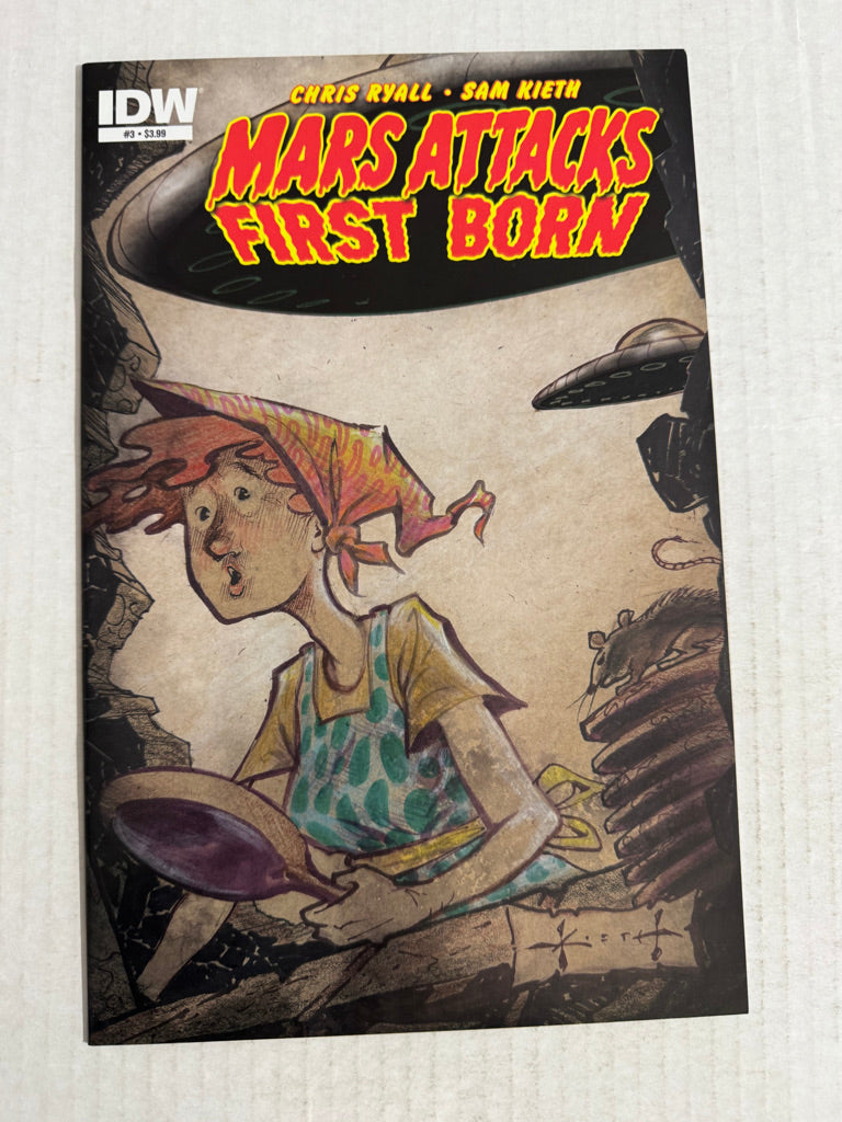 MARS ATTACKS FIRST BORN #3 NM Sam Kieth Cover
