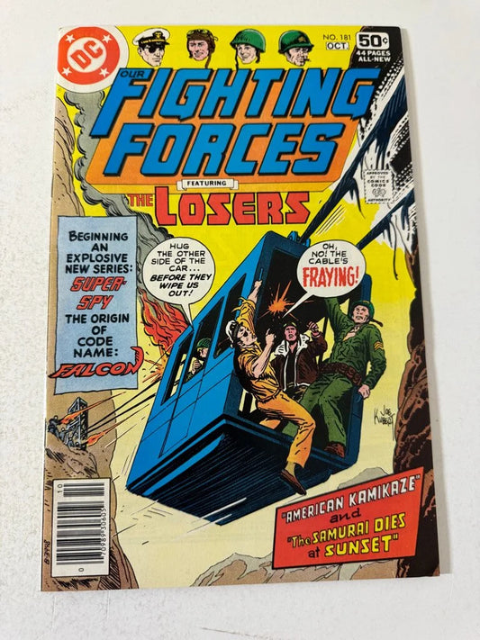 OUR FIGHTING FORCES #181 VF/NM Joe Kubert Cover