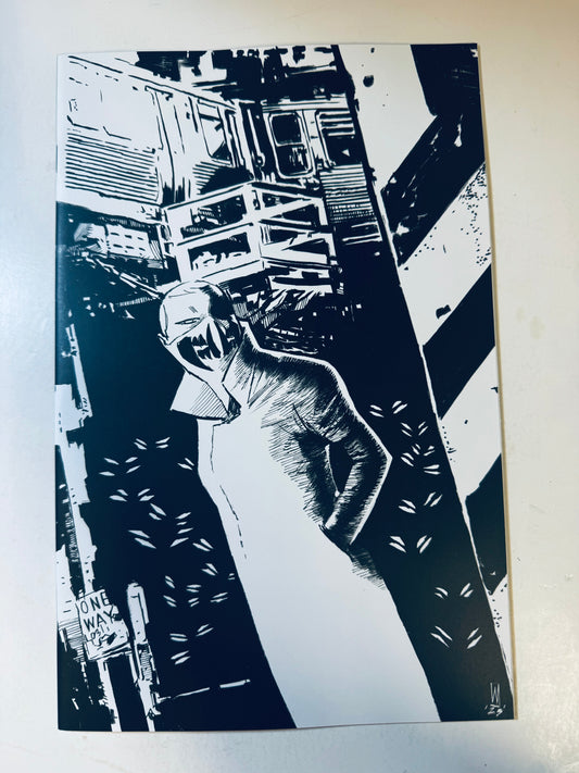FALL OF THE HOUSE OF SLAUGHTER #1 NM Cover F 1:25 Werther Dell'Edera Black & White Virgin Variant