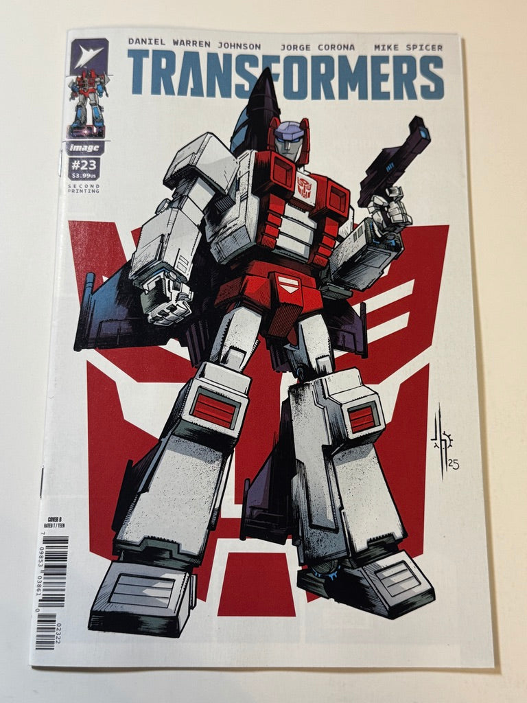 TRANSFORMERS #23 NM 2nd Print Jason Howard Variant