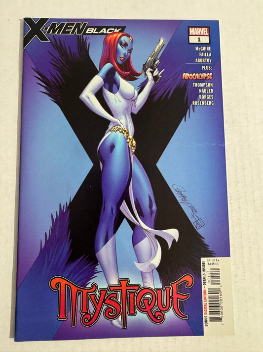 X-MEN BLACK: MYSTIQUE #1 NM- J Scott Campbell Cover