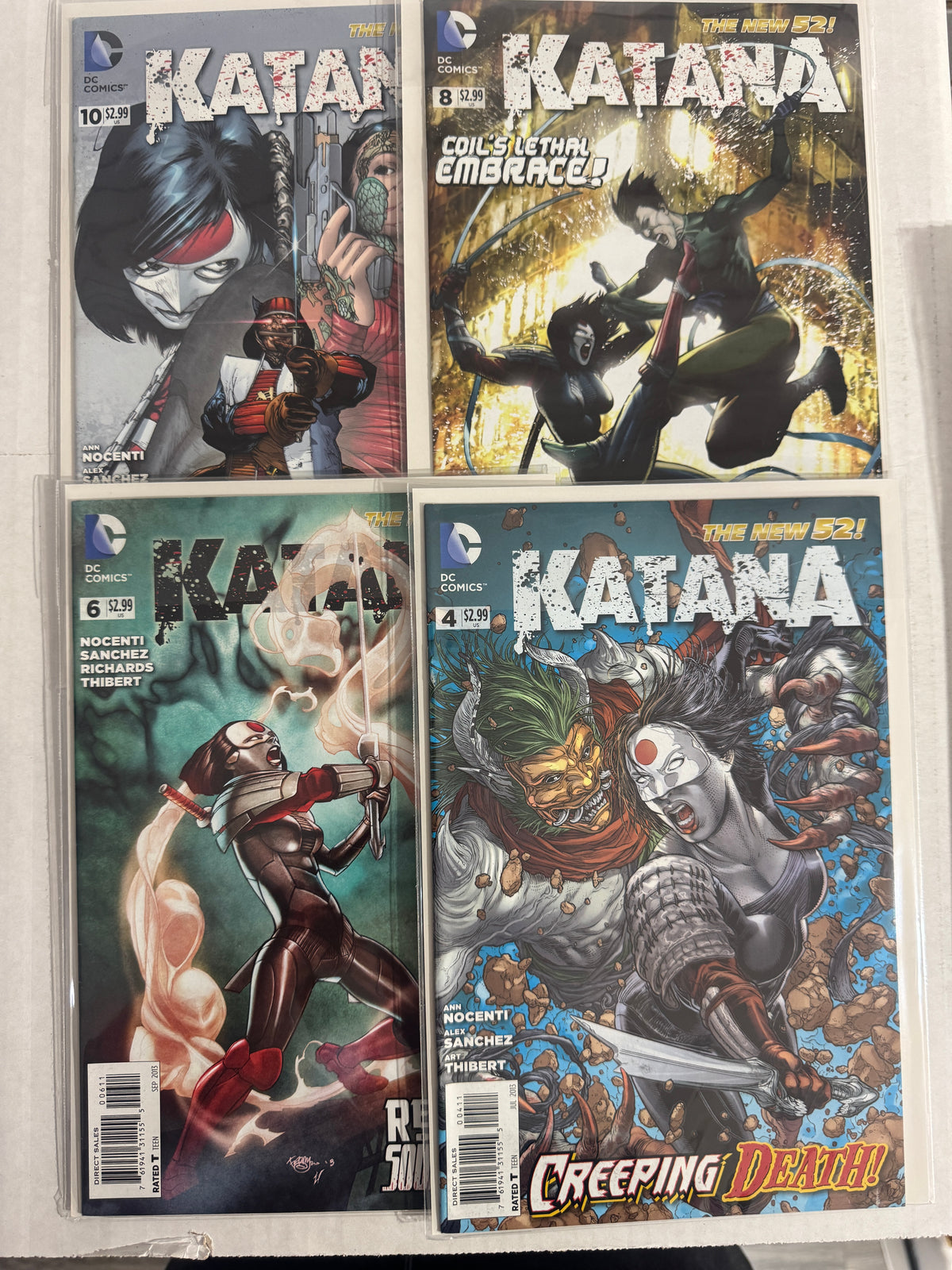 KATANA #1-10 SET David Finch Covers