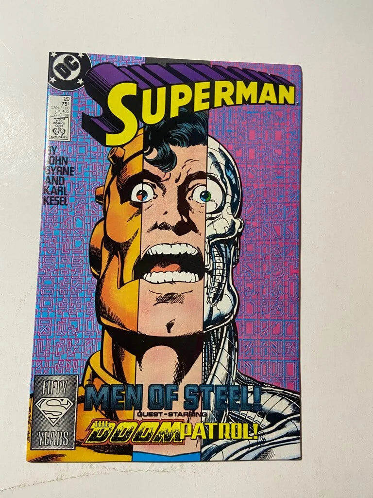 SUPERMAN #20 Vol 2 John Byrne Cover