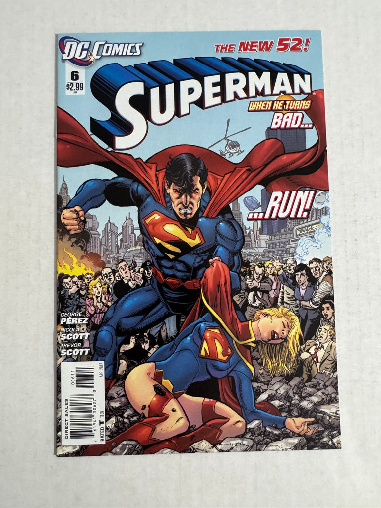 SUPERMAN #6 Vol 3 George Perez Cover