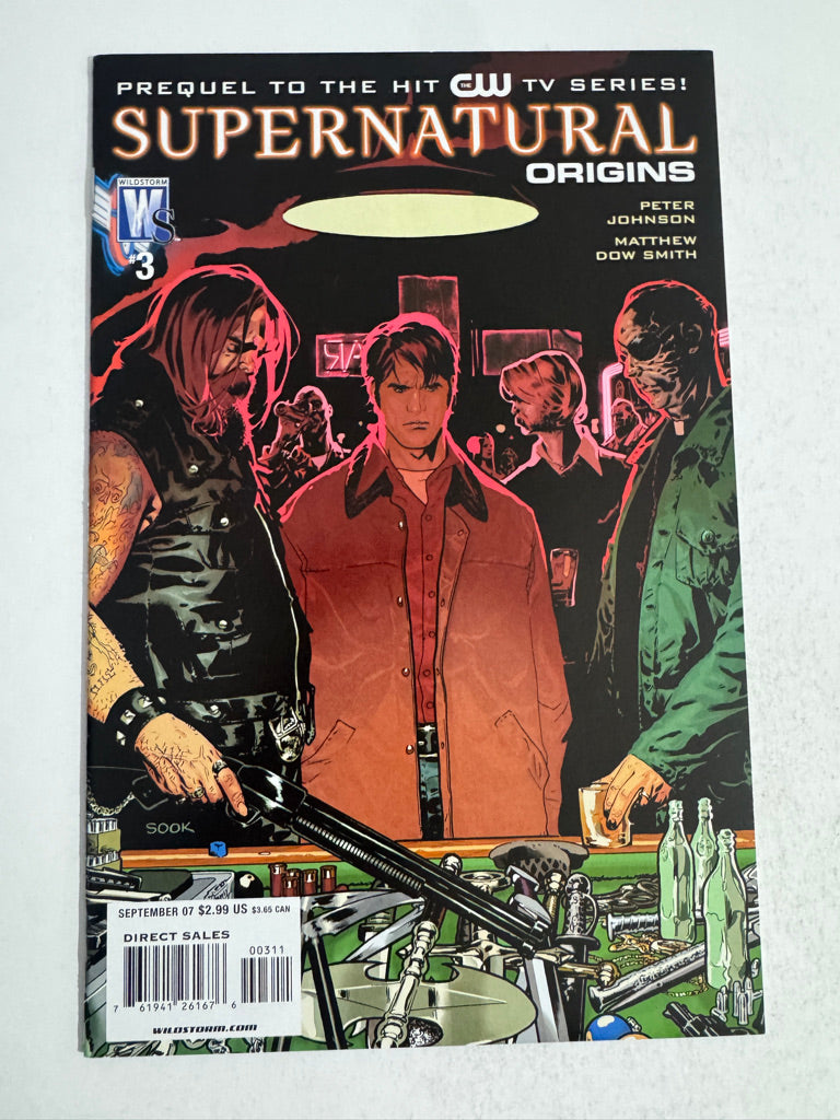 SUPERNATURAL Origins #3 VF+ Ryan Sook Cover