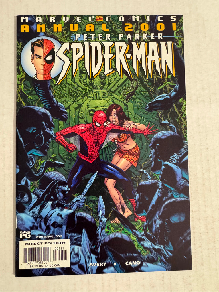 PETER PARKER SPIDER-MAN ANNUAL 2001 NM