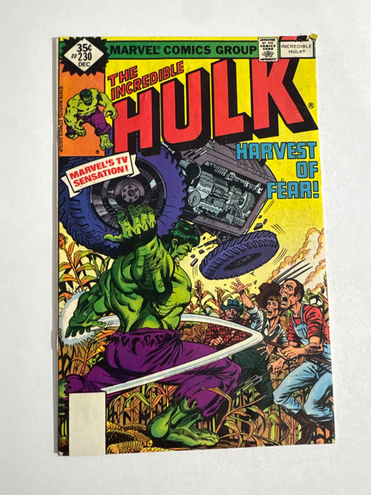 INCREDIBLE HULK #230 VG+ Whitman Variant