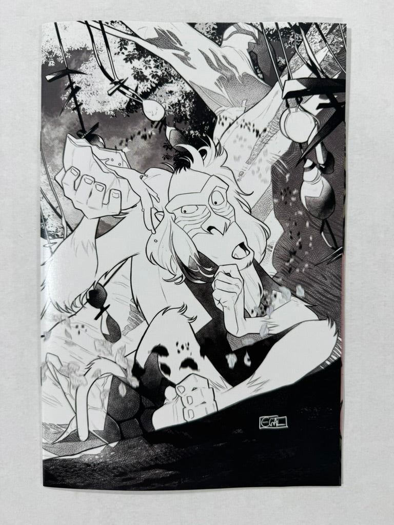 THE LION KING #5 NM Cover J 1:5 Edwin Galmon Black & White Virgin Variant