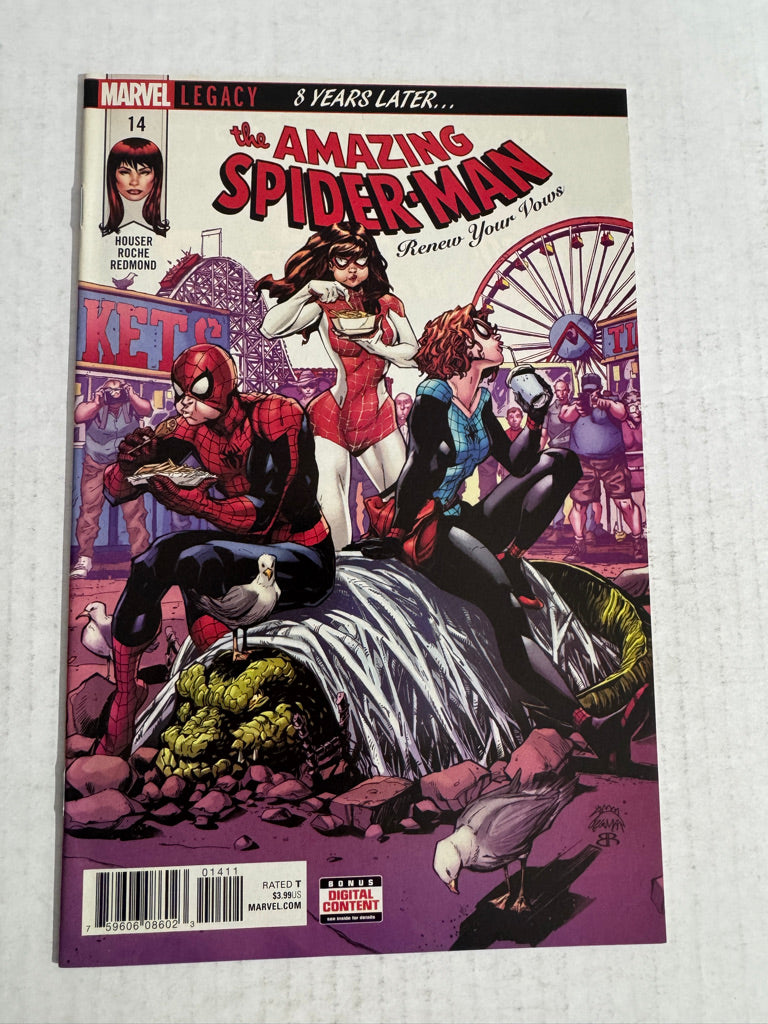 AMAZING SPIDER-MAN RENEW YOUR VOWS #14 Vol 2 NM Ryan Stegman Cover