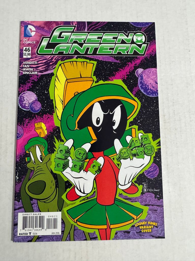 GREEN LANTERN #46 Vol 5 VF+ Looney Tunes Variant