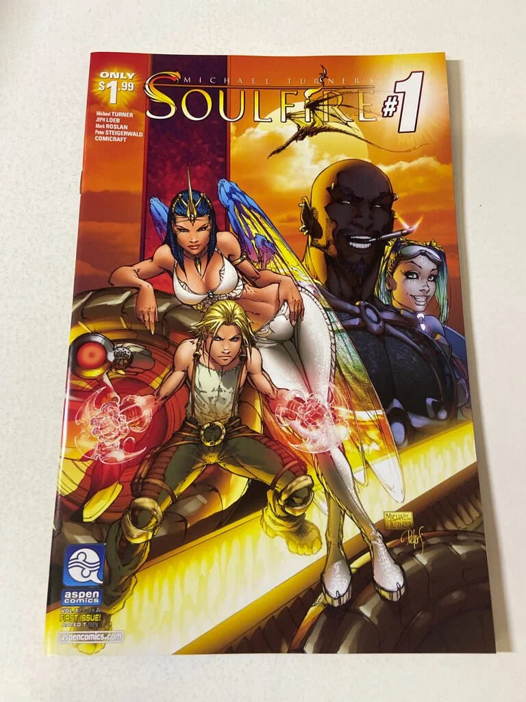 SOULFIRE #1 NM Special Edition Reprint Michael Turner Cover
