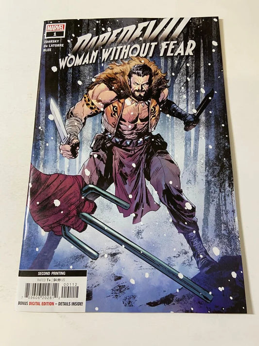 DAREDEVIL Woman Without Fear #1 NM 2nd Print Variant