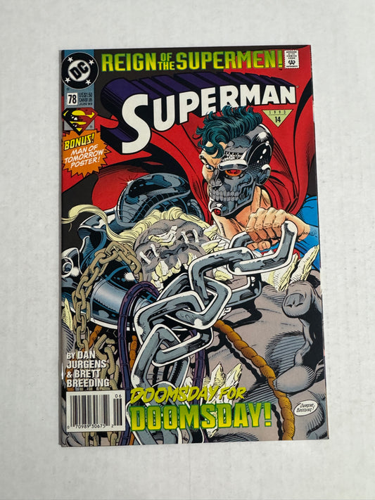 SUPERMAN #78 Vol 2 NM NEWSSTAND