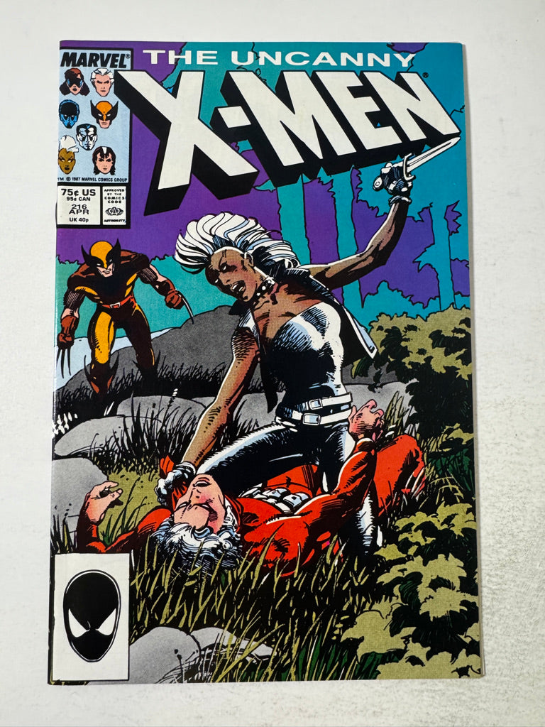 UNCANNY X-MEN #216 Barry Windsor-Smith Cover