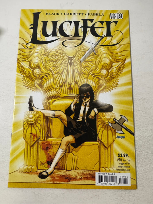 LUCIFER #10 Vol 2 NM Dave Johnson Cover