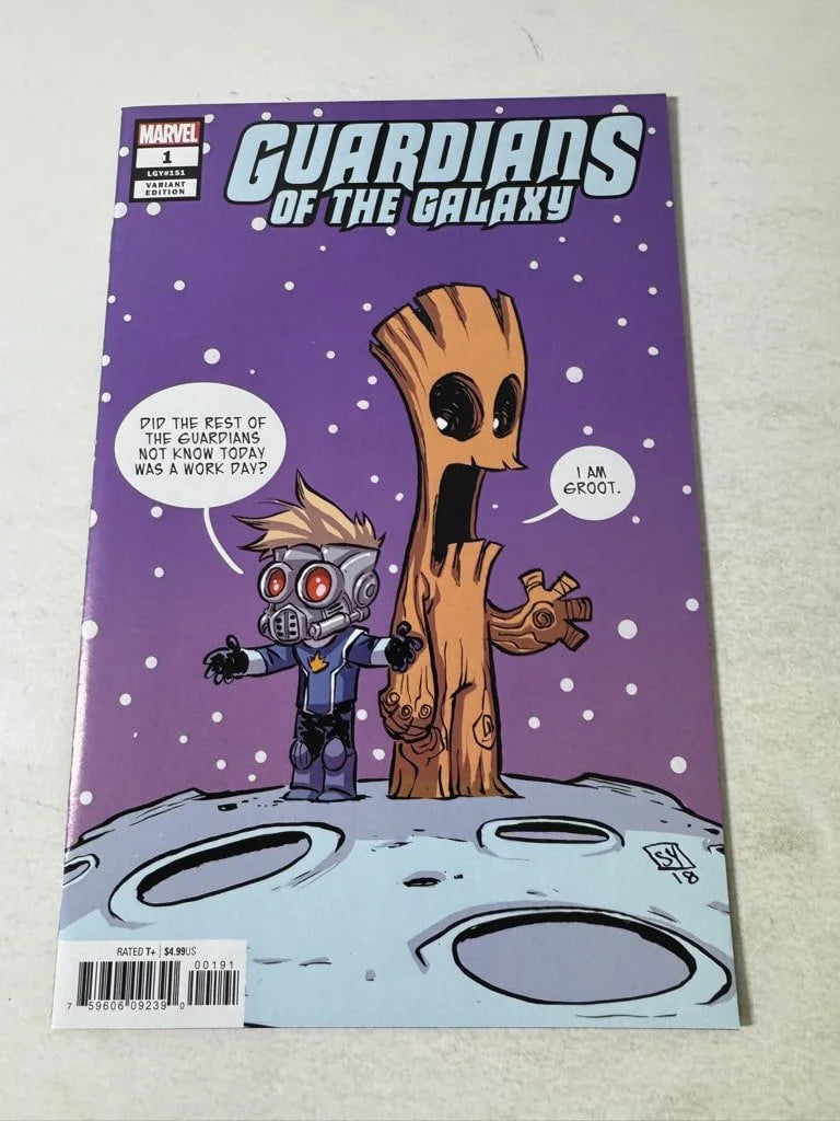 GUARDIANS OF THE GALAXY #1 Vol 5 NM Skottie Young Variant