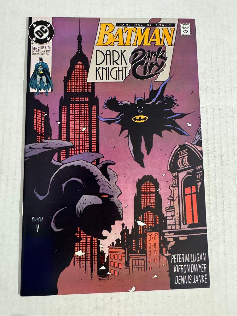 BATMAN #452 NM- Mike Mignola Cover