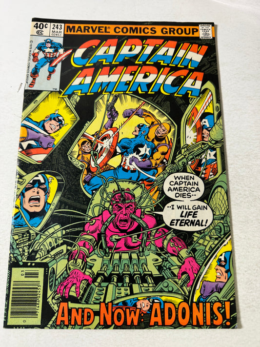 CAPTAIN AMERICA #243 NEWSSTAND George Perez Cover