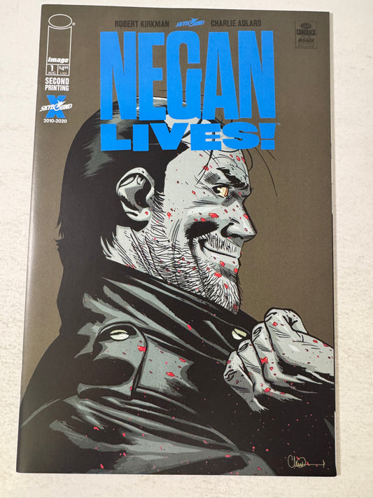 THE WALKING DEAD NEGAN LIVES! #1 NM 2nd Print Variant