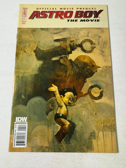 OFFICIAL MOVIE PREQUEL ASTRO BOY THE MOVIE #4 VF/NM Ashley Wood B Variant