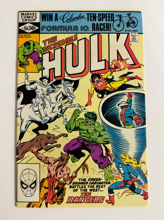 INCREDIBLE HULK #265 NM 1ST APPEARANCE