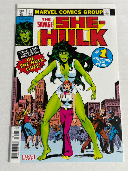 SAVAGE SHE-HULK #1 NM Facsimile