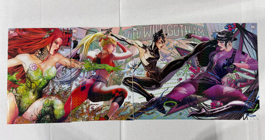 GOTHAM CITY SIRENS #1-4 Vol 2 NM Guilem March prismatic Connecting Variant SET