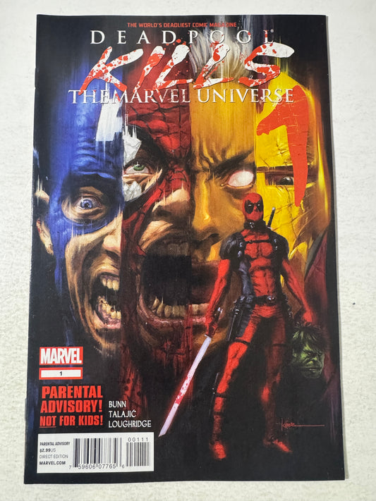 DEADPOOL KILLS THE MARVEL UNIVERSE #1 VF/NM Kaare Andrews Cover