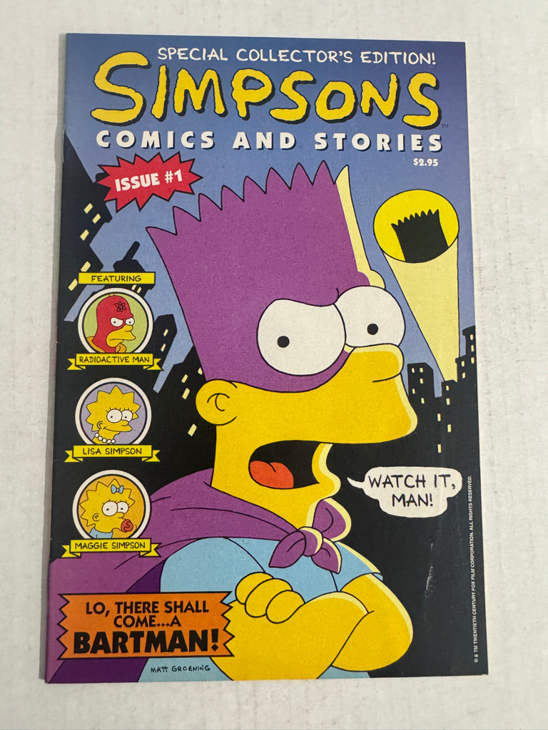 SIMPSONS COMICS AND STORIES #1 FN+