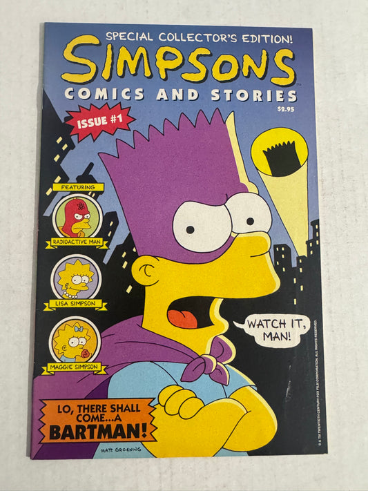 SIMPSONS COMICS AND STORIES #1 FN+