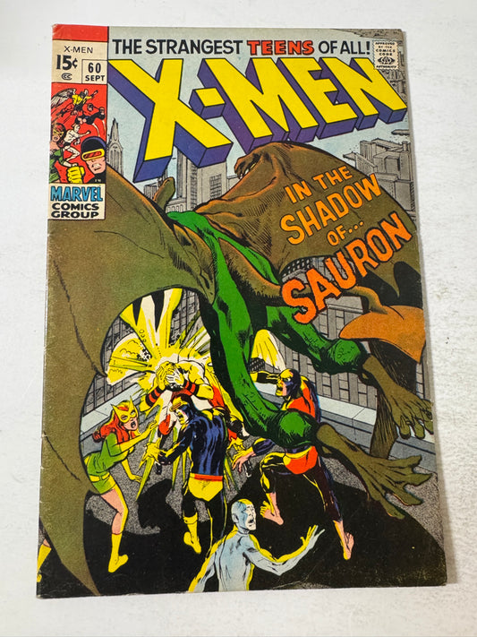 X-MEN #60 VG/FN Neal Adams Cover 1ST APPEARANCE