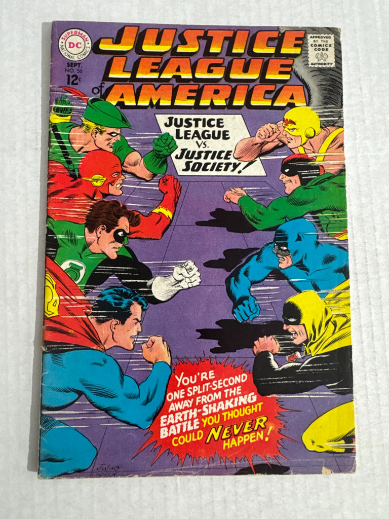 JUSTICE LEAGUE OF AMERICA #56 VG 1ST APPEARANCE