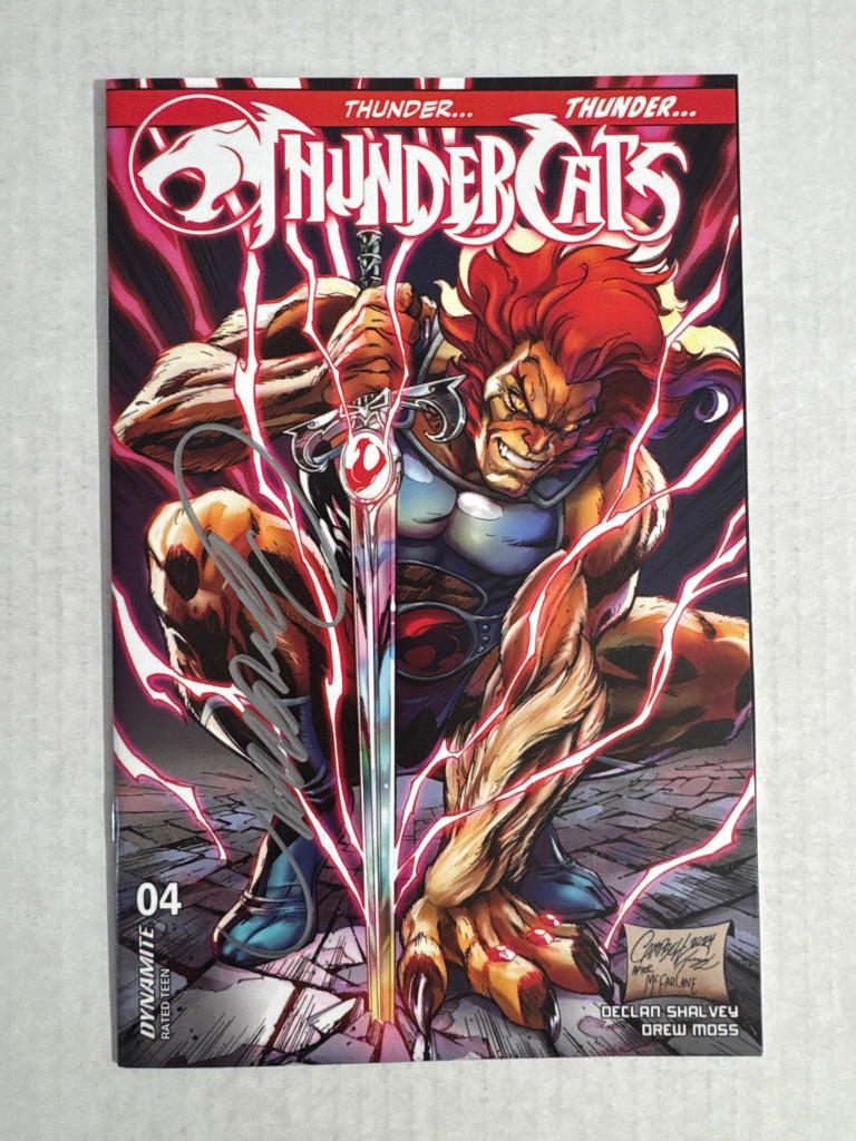 THUNDERCATS #4 NM J Scott Campbell Homage Variant SIGNED
