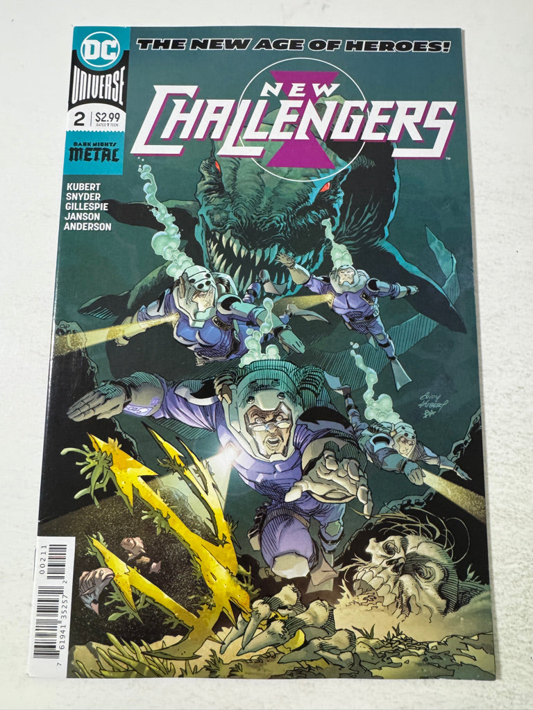 NEW CHALLENGERS #2 VF/NM Andy Kubert Cover