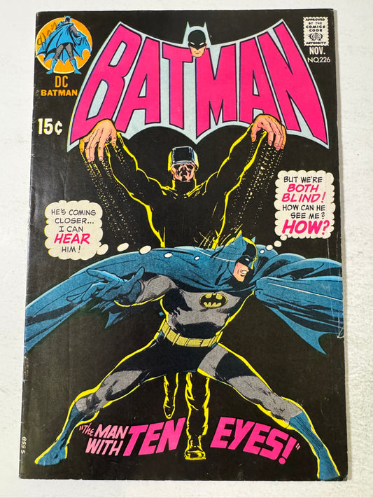 BATMAN #226 VG+ Neal Adams Cover 1ST APPEARANCE