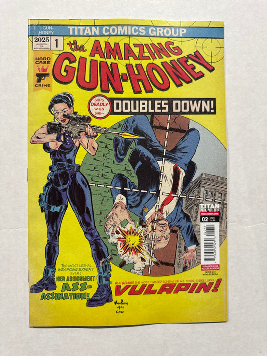 GUN HONEY Doubles Down #2 NM G Homage Variant